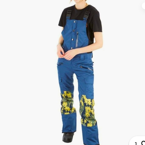 Saga Outerwear Rogue Bib Snow Pants - Detachable TOP
Denim/Cactus - Picture 4 of 10